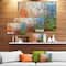 Designart - Board Stained Abstract Art - Abstract Canvas Art Print